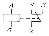Электрическая схема реле РЭС-34