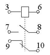 Схема подключения реле НЛ-7