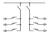Однолинейная схема панелей ЩО-70К-2-05