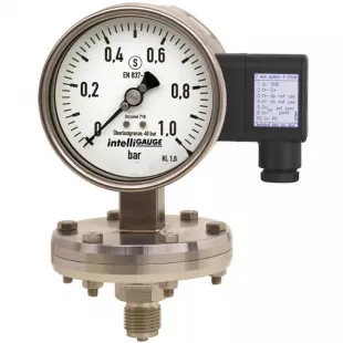 Манометр с мембраной PGT43HP.100, PGT43HP.160 фото 1